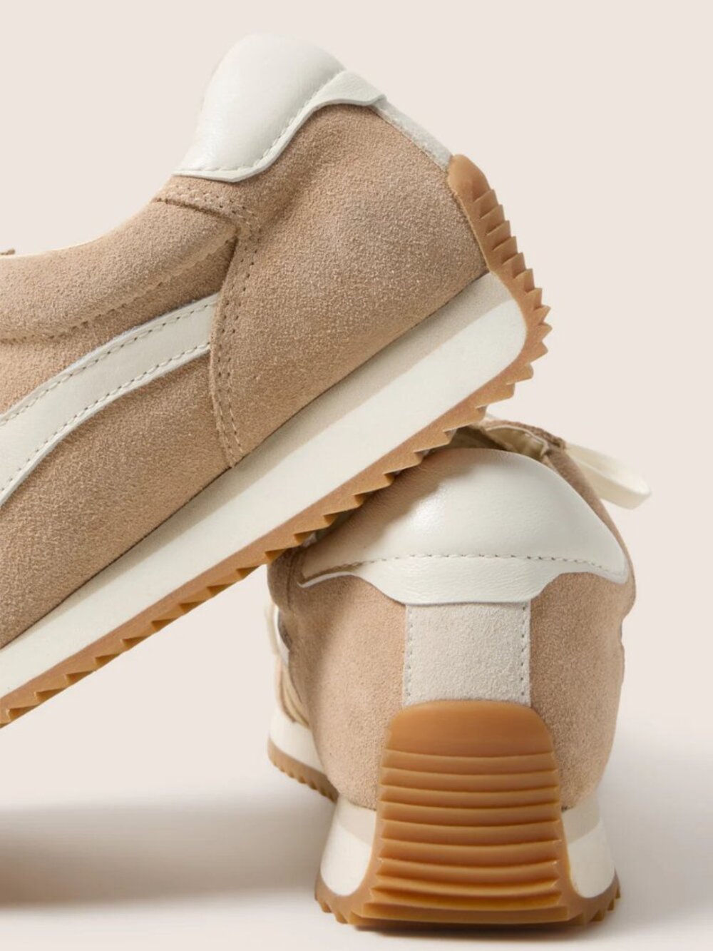 Dolce Vita B.NTCD Suede Sneaker in Dark Sand Suede - Picture 4 of 9